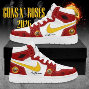 Custom Name Guns N? Roses World Tour 2026 High Top Sneakers ? Rock Shoes