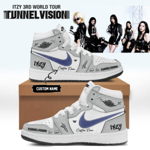 Itzy Tunnel Vision World Tour 2026 Signature High Top Sneakers