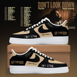 Rod Wave Dont Look Down Tour Custom Signature Air Force 1 Sneaker Collection