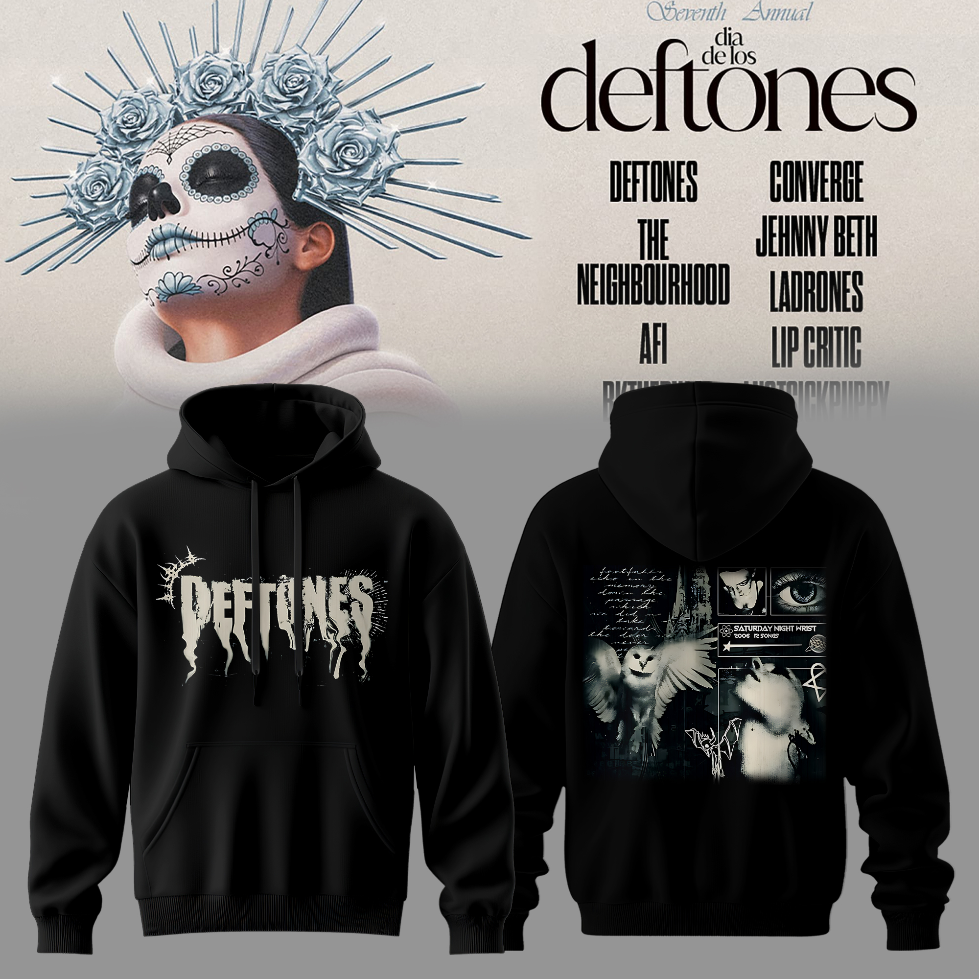 Dia De Los Deftones 2026 Official Fan Hoodie Edition