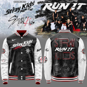 Stray Kids Run It World Tour 2026 Premium Baseball Jacket Collection