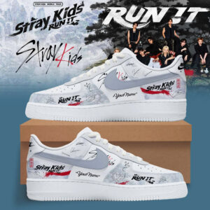 Stray Kids Run It World Tour 2026 Premium Custom Air Force 1 Sneaker Collection