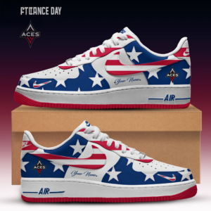 Las Vegas Aces Independence Day Air Force 1 Sneakers