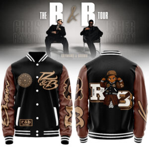 Chris Brown The R&B Tour 2026 Official Tour Baseball Jacket Edition
