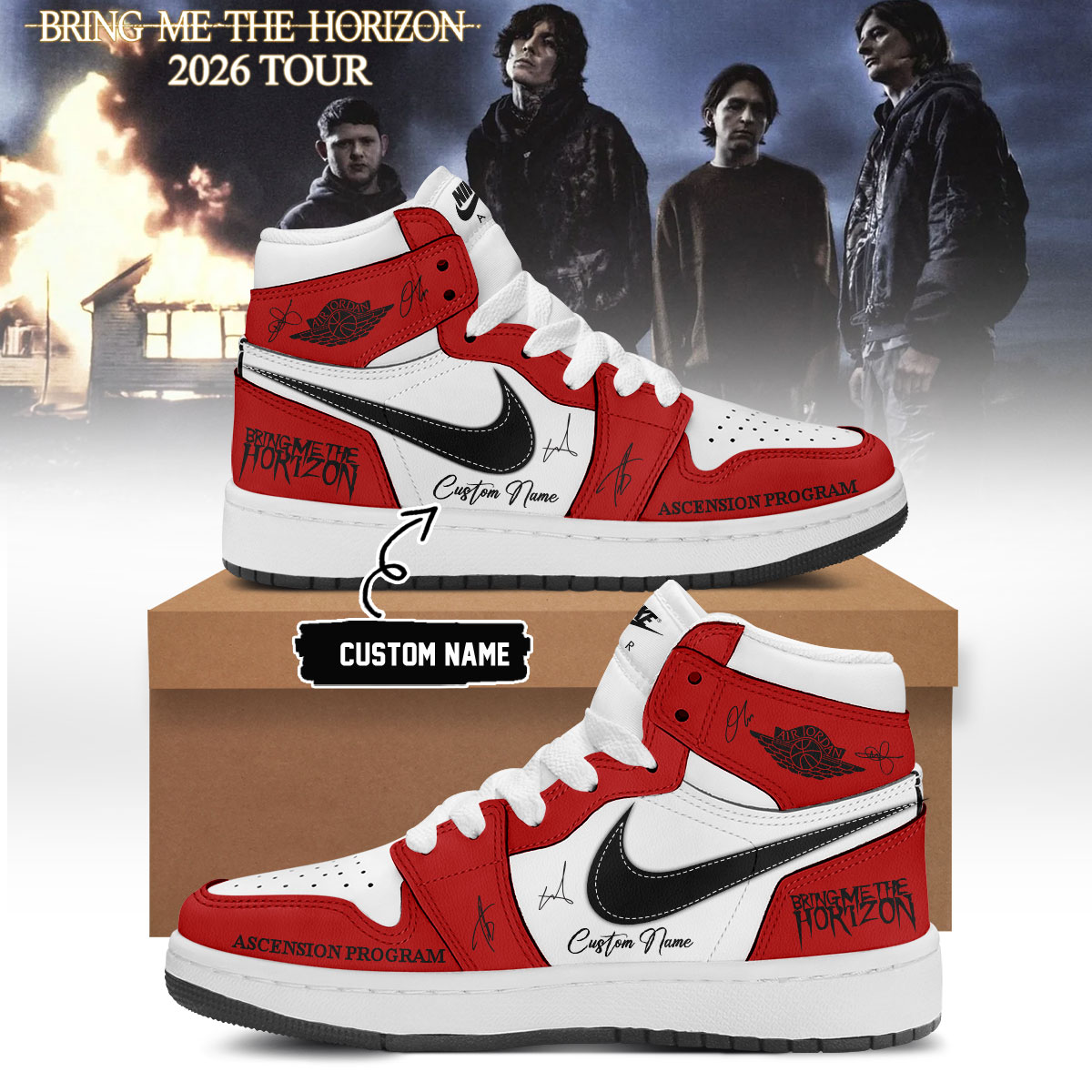 Bring Me The Horizon Ascension Program Tour Sneakers