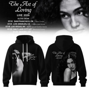 Olivia Dean The Art Of Loving Premium Tour Hoodie Collection