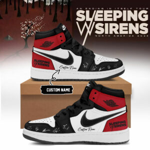 Sleeping With Sirens An Ending In Itself Iconic Tour Shoes Gift For Band Supporters
