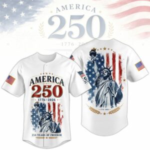 America 250 Statue Of Liberty 17762026 Baseball Jersey