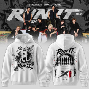 Stray Kids Run It World Tour 2026 Premium Hoodie Fan Collection