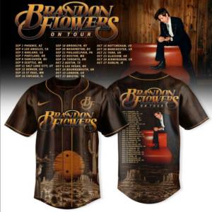 Brandon Flowers On Tour 2026 Premium Fan Baseball Jersey