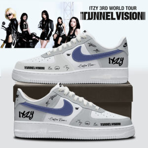 Itzy Tunnel Vision World Tour 2026 Air Jordan High Top Sneakers