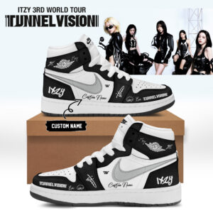 Itzy Tunnel Vision World Tour 2026 Kpop Air Force 1 Sneakers