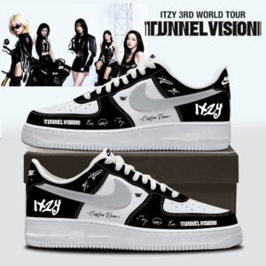 Itzy Tunnel Vision World Tour 2026 Custom Air Force 1 Sneakers