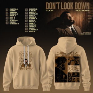 Rod Wave Dont Look Down Tour Sand Vintage Hoodie Collection