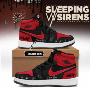 Sleeping With Sirens An Ending In Itself Collector Shoes Gift For Post Hardcore Fans