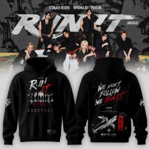 Stray Kids Run It World Tour 2026 Premium Hoodie Collection