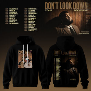 Rod Wave Dont Look Down Tour Poster Back Premium Hoodie
