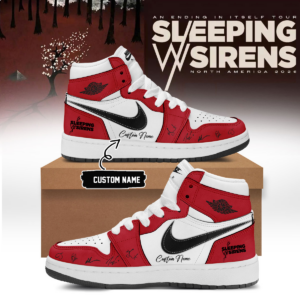 Sleeping With Sirens An Ending In Itself Artistic Shoes Gift For Rock Enthusiasts