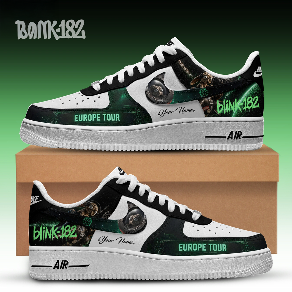 Blink182 Europe Tour Low Top Sneakers