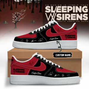 Sleeping With Sirens An Ending In Itself Performance Inspired Shoes Gift For Music Enthusiasts