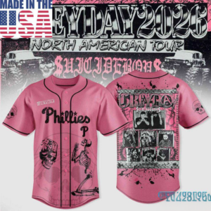 Philadelphia Phillies Suicideboys Greyday 2026 Tour Baseball Jersey