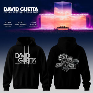 David Guetta France Tour 2026 Limited Edition Hoodie