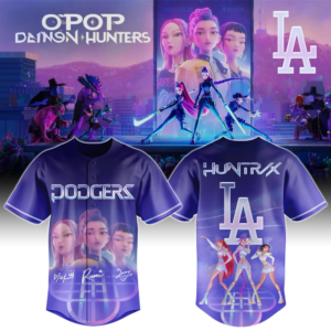 Los Angeles Dodgers Kpop Demon Hunters Night Exclusive Jersey
