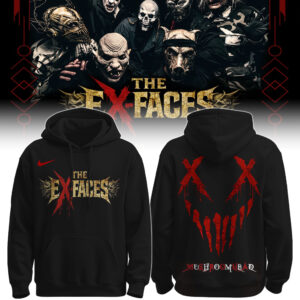 The Ex Faces Metal Typography Cross Eyes Hoodie Gift For Fans Collection