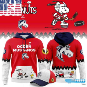 Ogden Mustangs Peanuts Night Snoopy Special Edition Hoodie