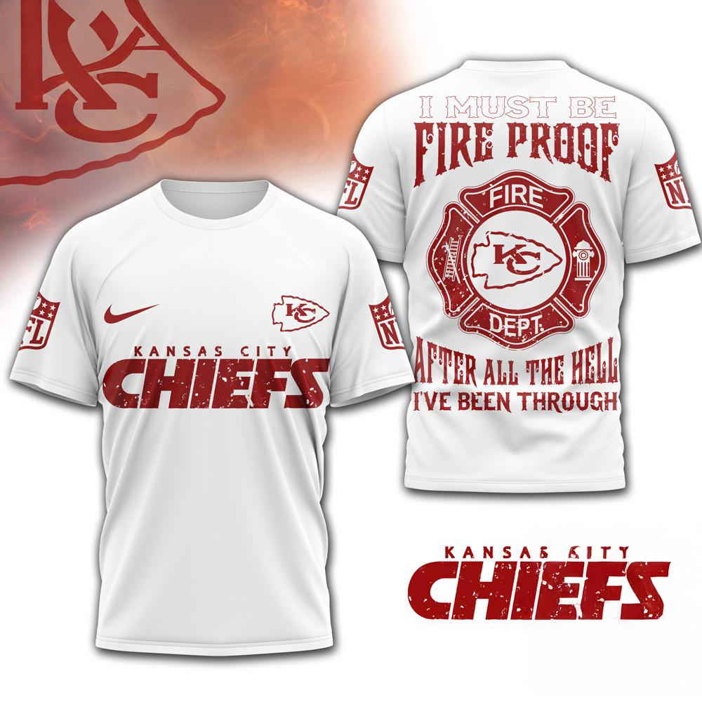 Kansas City Chiefs Nfl Built By Fire Game Day Limited Edition 3D Shirt Gift For Chiefs Fans