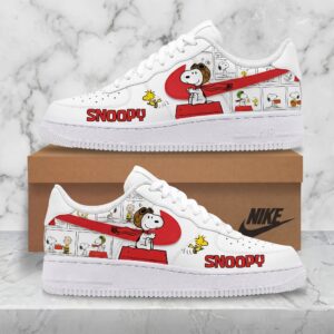 Snoopy Air Low Top Sneakers Gift For Peanuts Enthusiasts Daily Fashion Wear