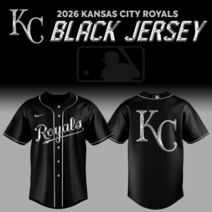 Kansas City Royals Back In Black 2026 Jersey Gift For Royals Fans