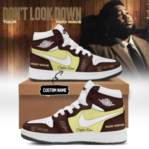 Rod Wave Dont Look Down Tour 2026 Limited Fan Sneakers Gift For Dedicated Fans