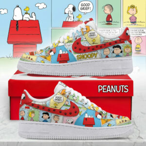 Snoopy Casual Air Sneakers Gift For Peanuts Collectors Fan Merchandise Edition