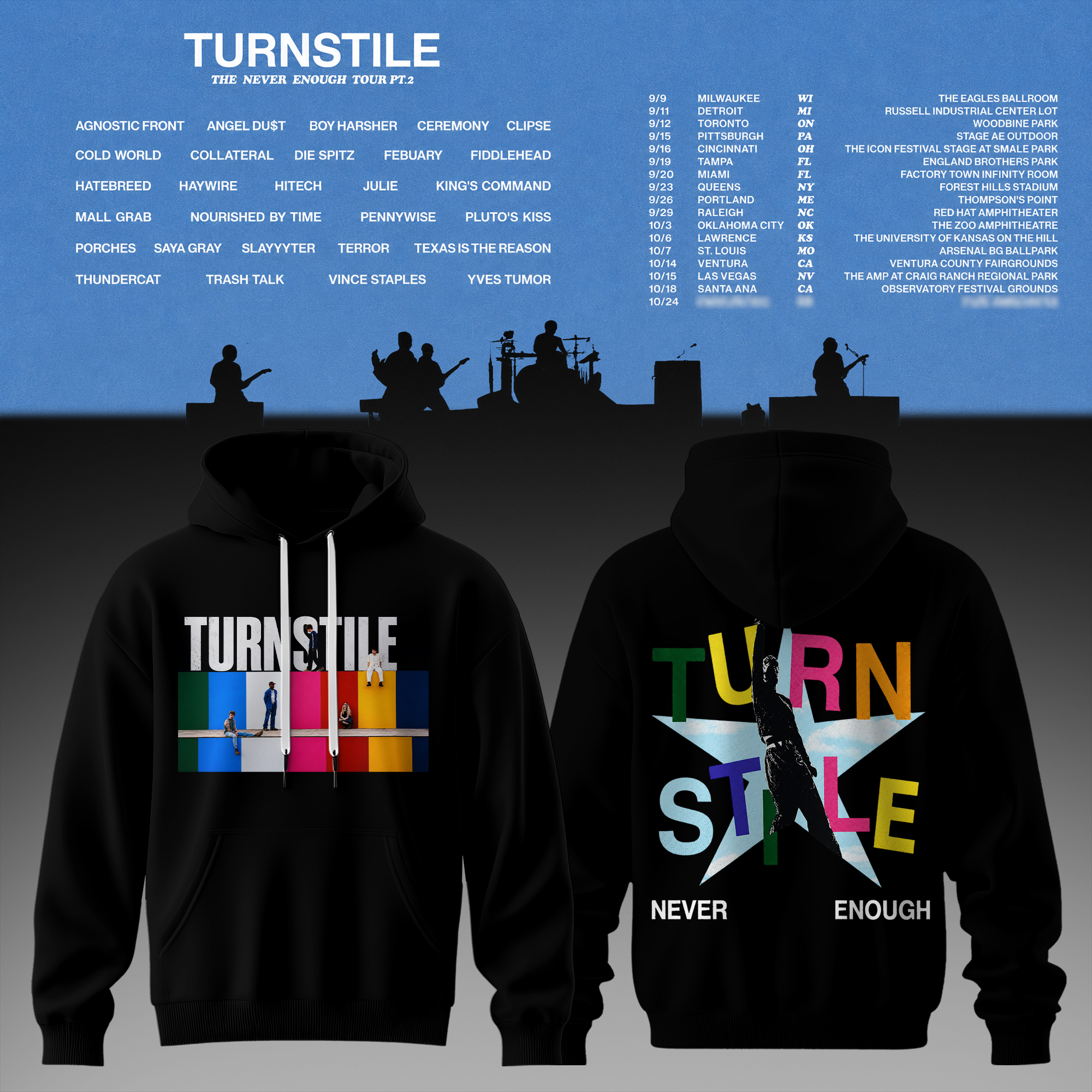 The Never Enough Tour Pt. 2 Premium Hoodie Gift For Concert Enthusiasts