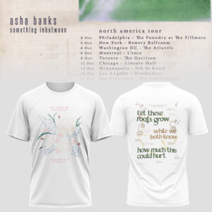 Asha Banks Something Inbetween Tour Official Concert T-Shirt Edition