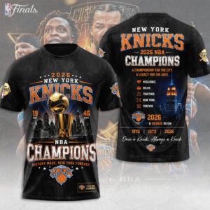 New York Knicks Nba Finals Champions 2026 3D Apparel Gift For Sports Enthusiasts Championship Year