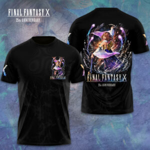 Final Fantasy X 25Th Anniversary 3D Apparel Gift For Gamers Anniversary Season