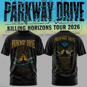 Parkway Drive Killing Horizons Tour Graphic T-Shirt Gift For Metal Fans Collection
