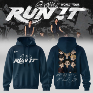 Stray Kids Run It World Tour 2026 Premium Graphic Hoodie Gift For Music Fans