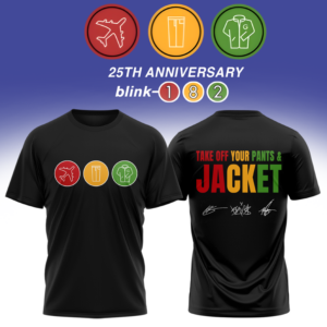 Blink182 Anniversary Collection Official Merchandise T-Shirt Gift For Dedicated Fans