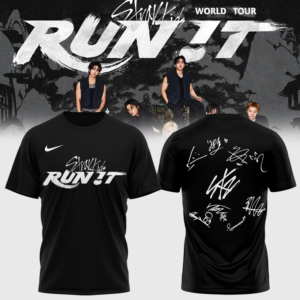 Stray Kids Run It World Tour 2026 Live Tour T-Shirt Gift For Kpop Fans