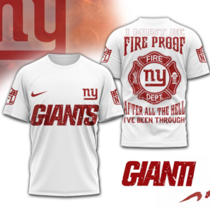 New York Giants Nfl Built By Fire Game Day Limited Edition 3D Shirt Gift For Giants Fans
