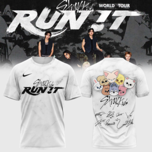 Stray Kids Run It World Tour 2026 Collector Edition T-Shirt Gift For Concert Fans