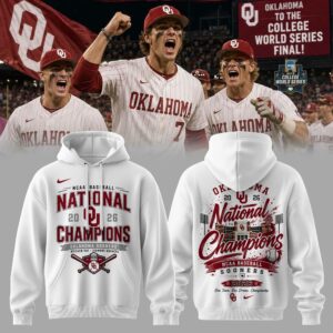 Oklahoma Sooners Baseball 2026 National Champions Premium Fan Hoodie