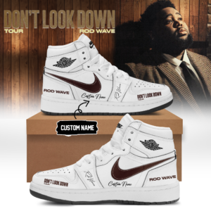 Rod Wave Dont Look Down Tour 2026 Collector Signature Shoes Gift For Concert Fans