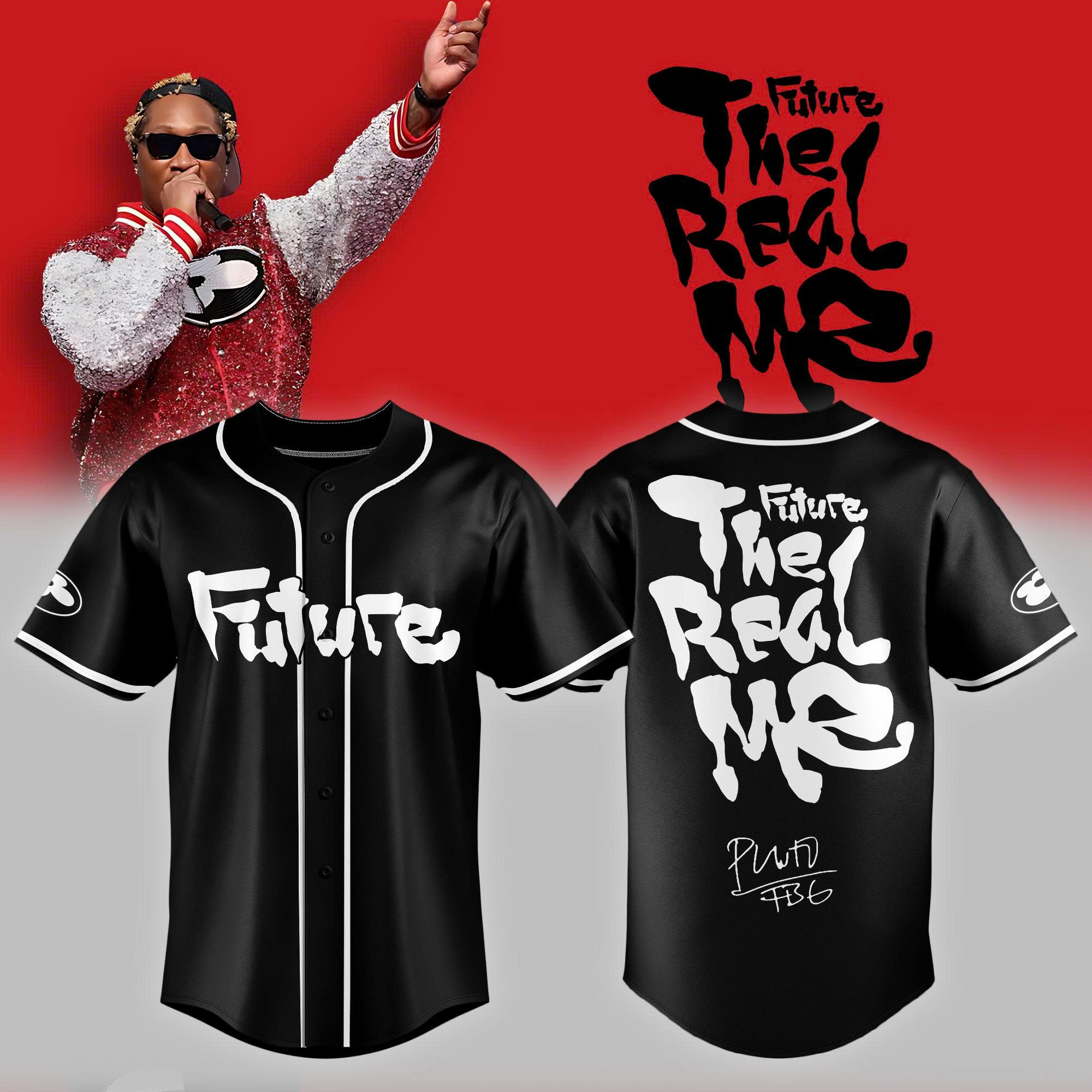 Future The Real Me Album Collector Baseball Jersey Gift For Music Lovers