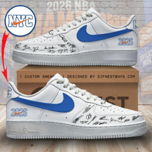 New York Knicks NBA Finals Champions 2026 AF1 Sneaker Gift for Basketball Lovers Victory Year