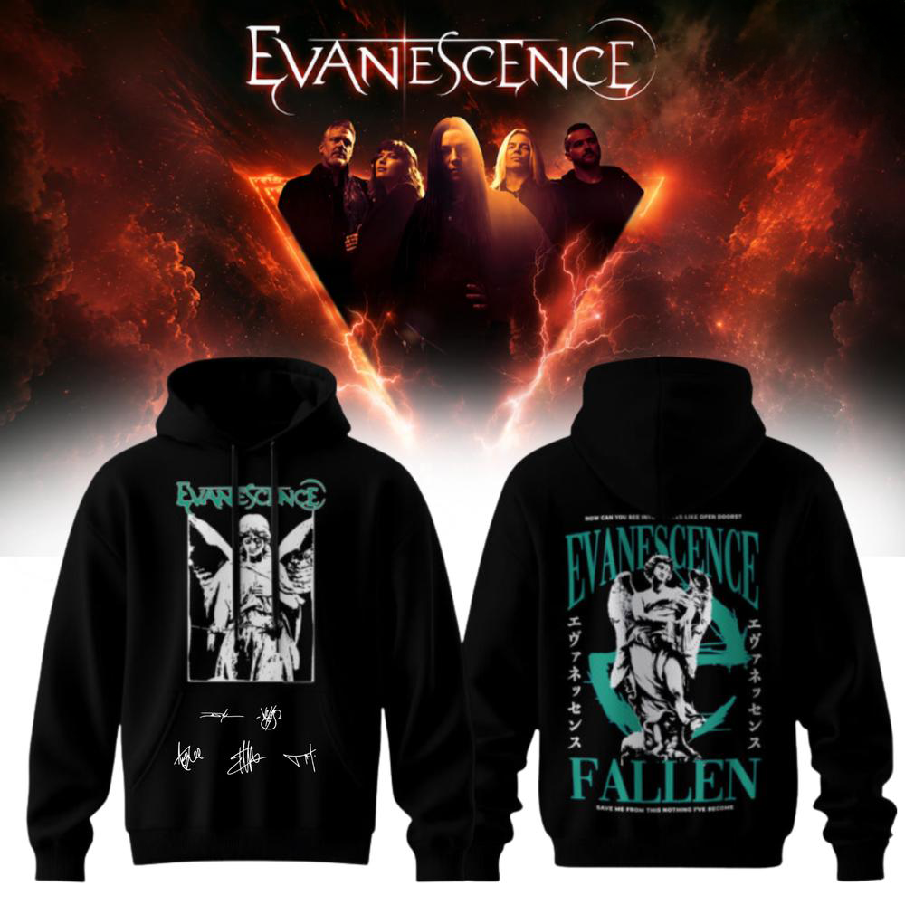 Evanescence Fallen Sanctuary World Tour 2026 Hoodie Gift For Music Lovers