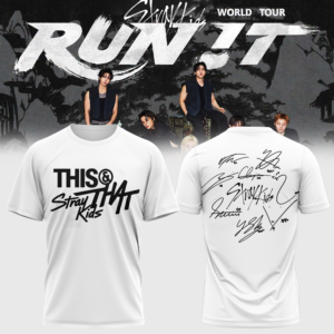 Stray Kids Run It World Tour 2026 Premium Fan T-Shirt Gift For Concert Lovers